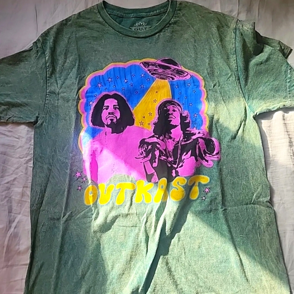 Vintage Graphic Outkast Green T Shirt